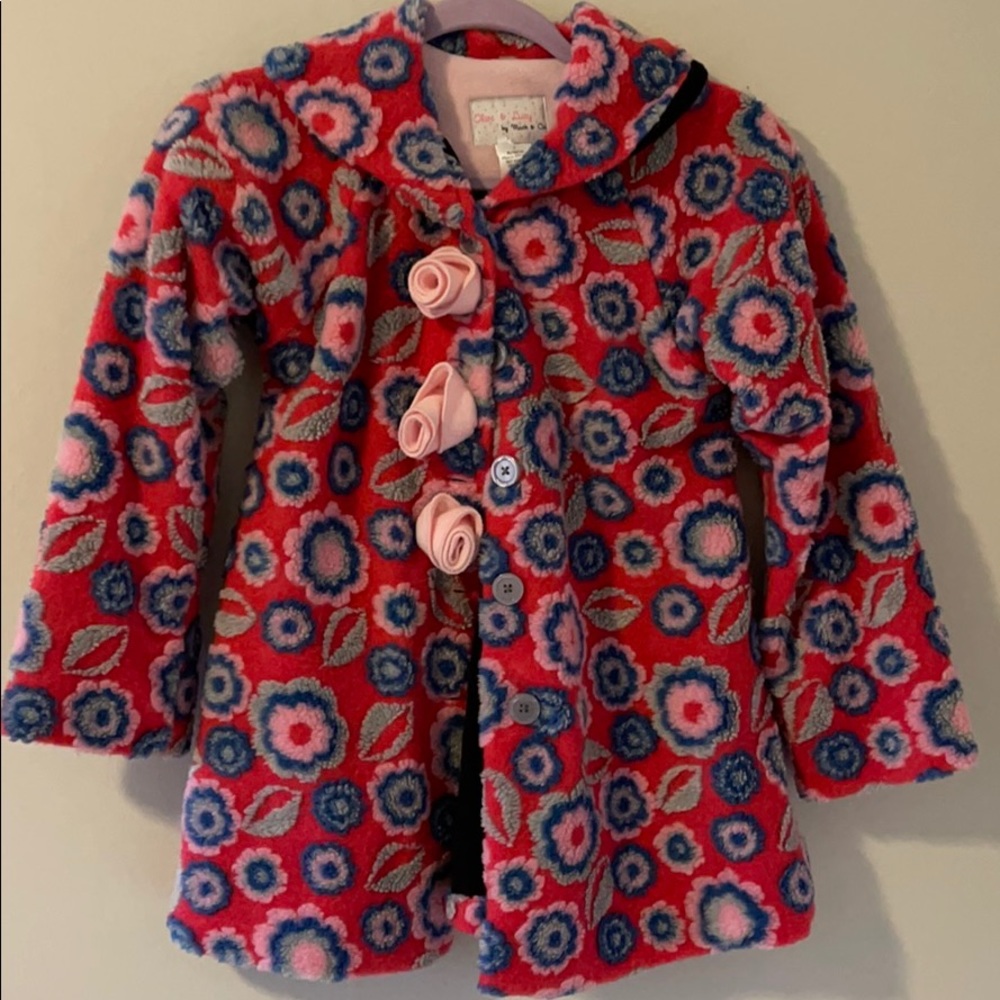 Olive and Lucy floral soft jacket size 7